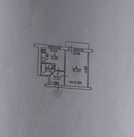 ‼️1к квартира на Кичкасе, ул. Сеченова, продажа - фото 1