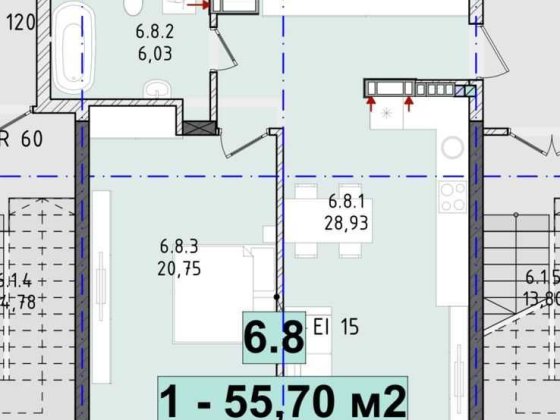 1кім.кв.вул Тернопільська бічна Львов