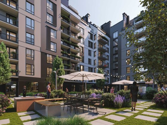 ЖК (Park Residence) квартира у новобудові площею 37 кв.м/1-но кімнатна Софиевская Борщаговка