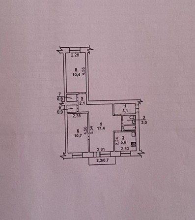 Продаю 3-кімнатну квартиру, вул. Обсерваторна, Центр. Ц5 - фото 1