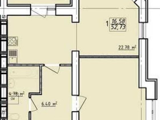В ЖИЛОМ ДОМЕ продам квартиру 53,3м2 в Новострое ЖК ЛЕВАДА MV Харьков