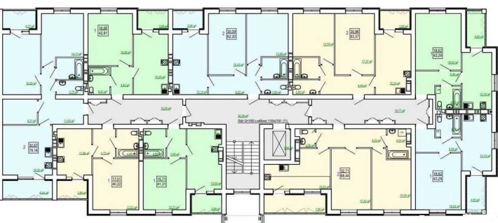 ЖК Сказка-Лучшая планировка и цена за 1-комнатную 43м2 ВАРИАНТЫ! - фото 1