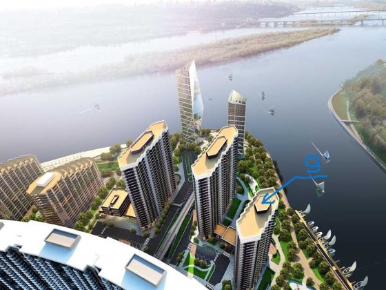 ЖК Зарічний буд. 9, трикімнатна 125 м2 Киев