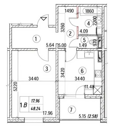 Продам квартиру 48.24м ЖК «Деснянський», можлива ЄОселя! - фото 1