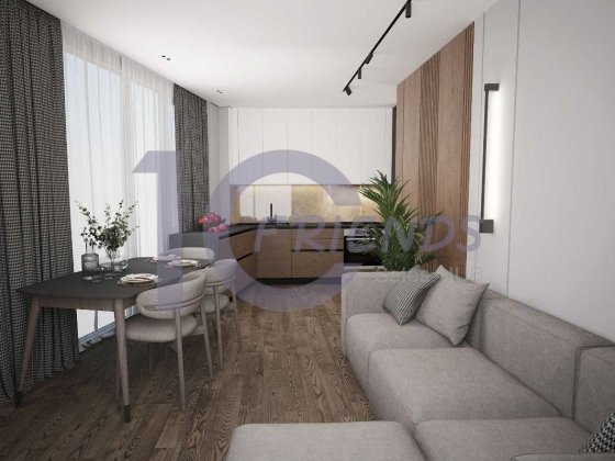 Панорамна двокімнатна квартира в ЖК Метрополіс з чорновим оздобленням Київ