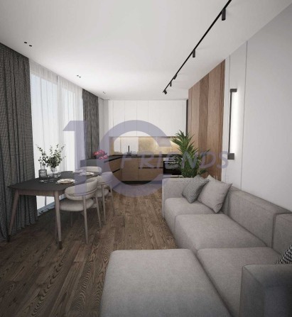 Панорамна двокімнатна квартира в ЖК Метрополіс з чорновим оздобленням - фото 1