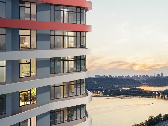 продаж видової квартири жк Берег Дніпра позняки дарниця лівий берег Киев