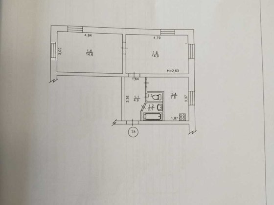 2-кімнатна квартира/Від власника/ Киев