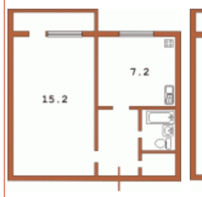 1 кімнатна квартира , европейського союзу 88б - фото 1