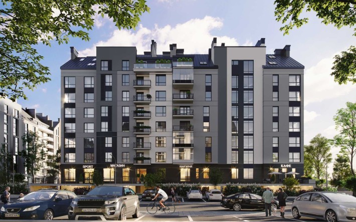 Продаж квартири у новобудові, Однокімнатна 44 м2. ЖК Park Residence - фото 1