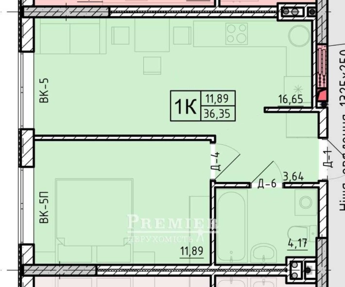 Терміново! 1 кім в новому сданному сучасному комплексі на Таїрова - фото 1