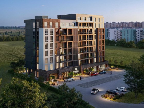 ЖК "Park Residence Smart" апартаменти у новобудові площею 26.6м²/Смарт Софиевская Борщаговка