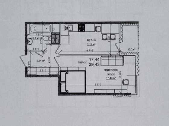 1-кімнатна квартира біля лісу | ЖК Грюнвальд, метро Академмістечко Київ