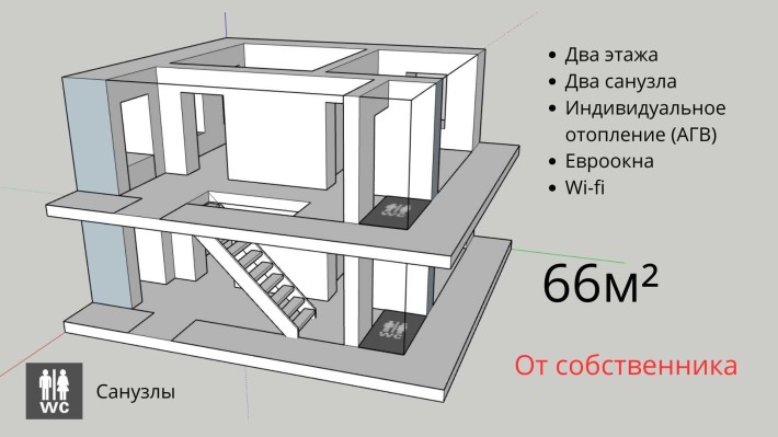 Квартира от собственника - фото 1
