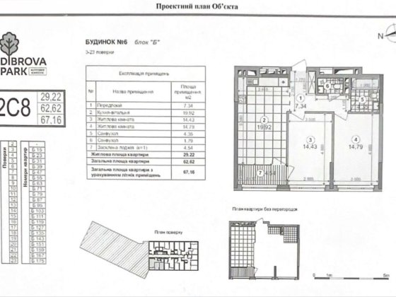 Продаж 2 к квартири ЖК Діброва парк без % Київ