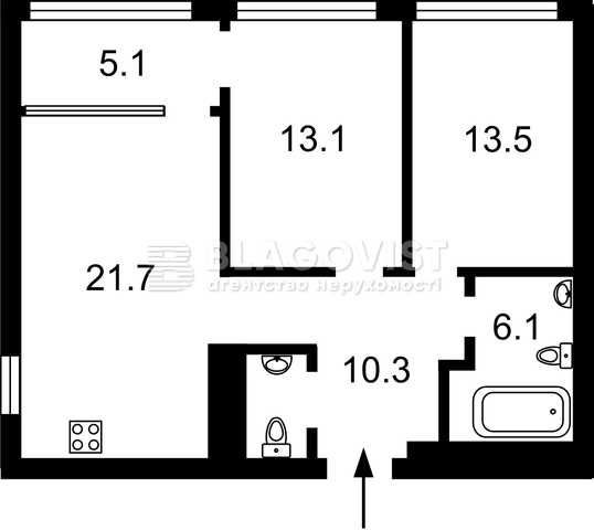Продаж квартири 2к з документами ЖК Діброва Парк Віктора Некрасова 12А - фото 1