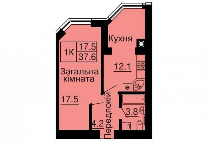 Квартира для втілення власної мрії без ремонту. Корольова 4,Софія Сіті - фото 1