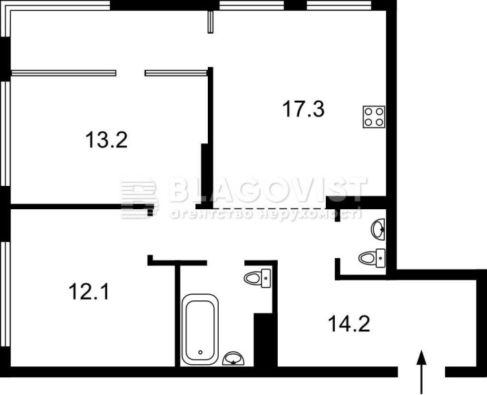 Продаж 2к квартира Діброва Dibrova Некрасова 6 право власності Є оселя - фото 1