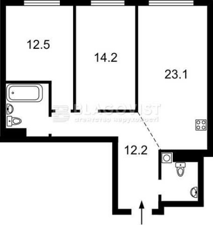 Є-Оселя Продаж квартири ремонт Змієнка Всеволода 15/23 ЖК Варшавський - фото 1