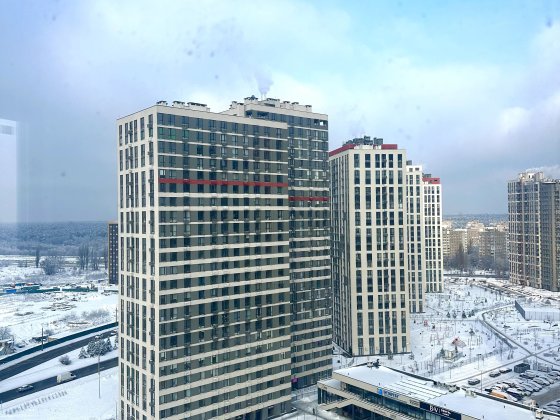 1-кімнатна квартира в ЖК «Варшавський 3 » з панорамним видом, БЕЗ % Київ