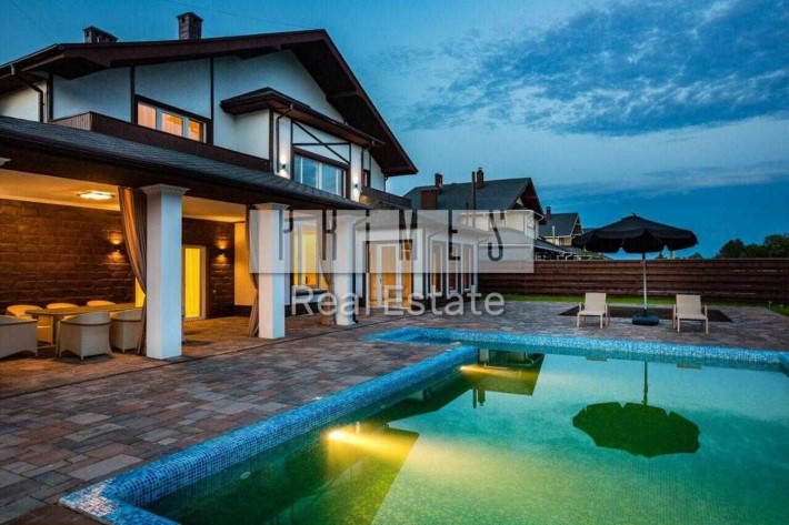 Аренда 3к дома 400м2, КМ Lake Village, Новые Безрадичи, Генератор - фото 1