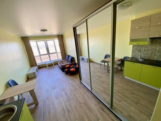 Здам простору студію-28 м.кв.з видом на набережну/ліс/річку.Вільна. Ірпінь