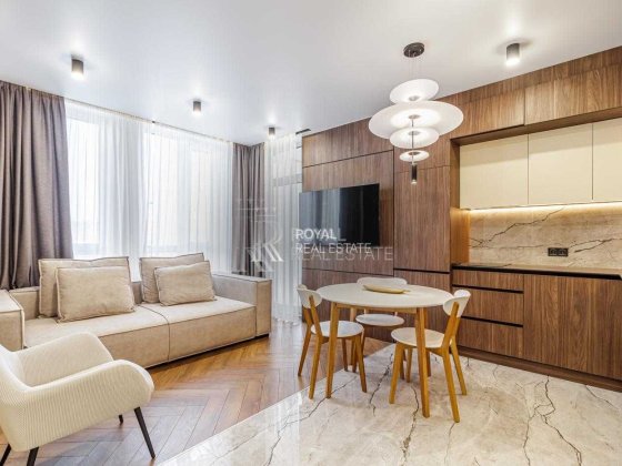 Оренда Квартира 2-кім 45 м2 ЖК Файна Таун Перша здача Дизайн Київ