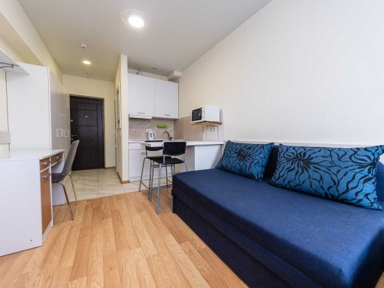 Затишна студія в SmartHouse поруч з метро, без комісії, на 1–3 місяці. Киев