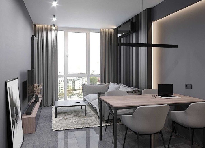 Оренда 1-кім кв. з кухнею-вітальнею в ЖК Семицвіт по вул. Шевченка 60 - фото 1