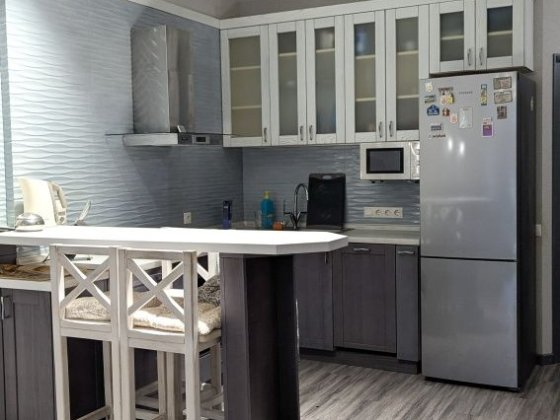 Кухня-студия+ спальня ЖК  Санторини, 10 Фонтана, МОРЕ Одесса