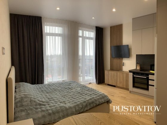 Аренда квартиры-студии, улица Дачная, в ЖК "Пространство на Дачной" Одеса