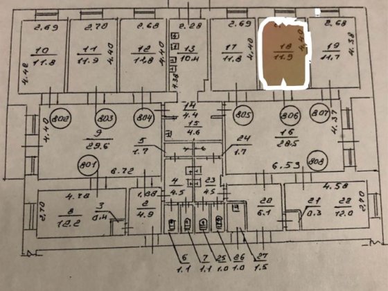 Продаємо 1 кімнату в гуртожитку, район Луначарка Черкассы