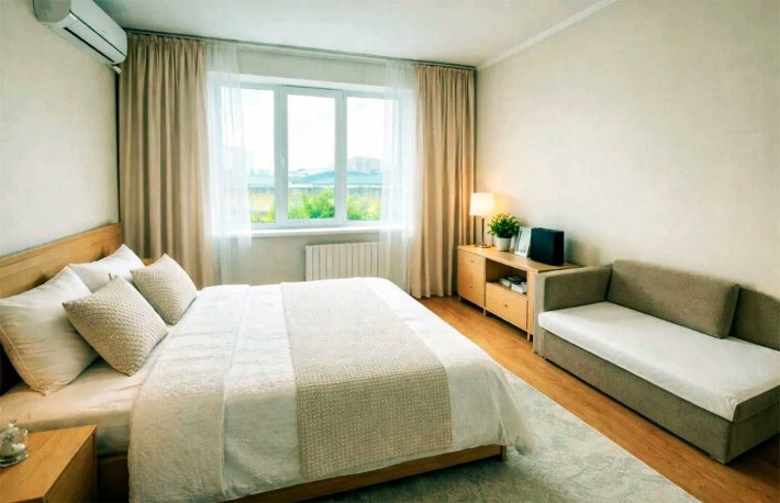 Аренда 1к квартиры на Оболони метро Минская, 34м2 Оболонский 11а, газ! - фото 1