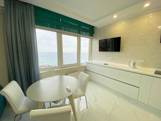 Видео! двуспальная квартира в жк 44 Жемчужина, панорама моря Одеса