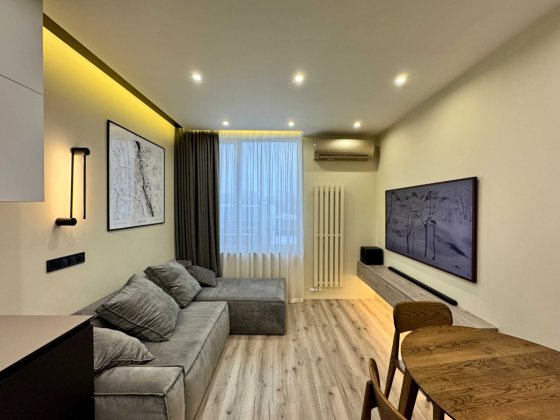 Без % Дизайнерська 1-кім. 43м2 з EcoFlow в сучасному ЖК Respublika Киев