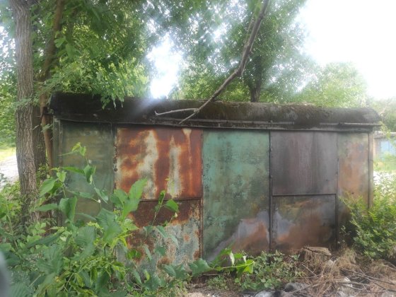 Будка-гараж метал. Для мото. Марганец