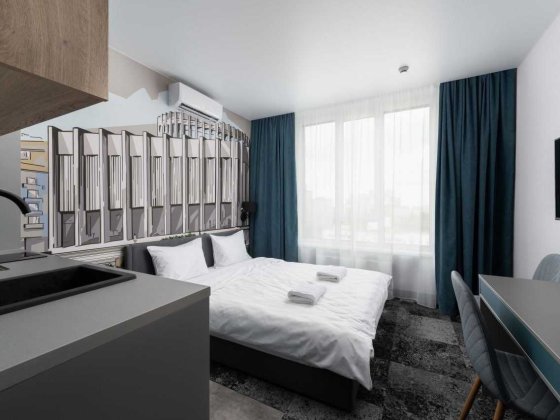 Оренда компактної квартири-студії в B1 Hotel Киев