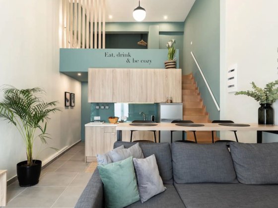 Двохрівнева 1-кімнатна квартира Киев