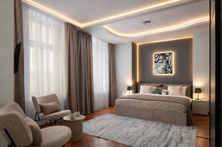 Простора 2ком квартира подобово. Мечнікова, парк Шевченка. Посуточно - фото 1