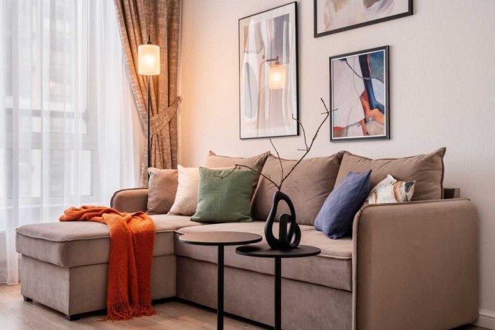 Шикарная 2ком квартира. Центр, ТЦ Мост Сити. Посуточно, подобово - фото 1