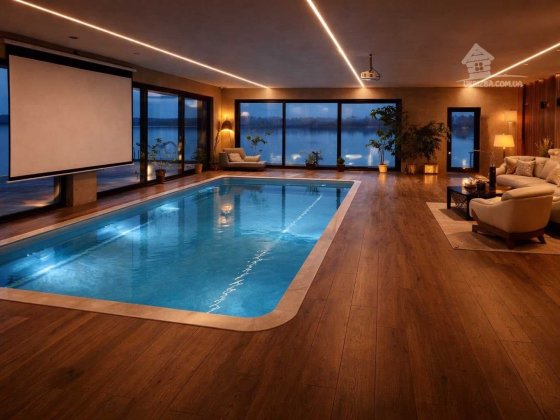 Осокорки 20 км від метро Славутич. Генератор.Теплий басейн. До 10 осіб Киев