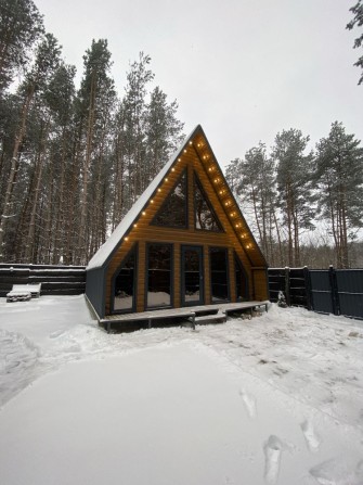 Відпочинок.Оренда будинку А-Фрейм біля озера Велимче Соловичі - фото 1