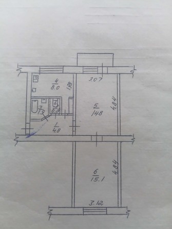 Продається 2-х кімнатна квартира в каневі , черкаської області - фото 1