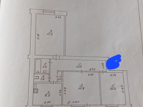 Продам 3-х кімн. квартиру Конотоп
