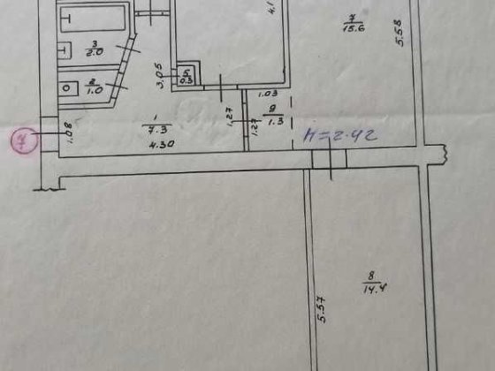 Трехкомнатная квартира в Конотопе Конотоп