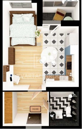 Продаж однокімнатної квартири! 5 хвилин до Києва! - фото 1