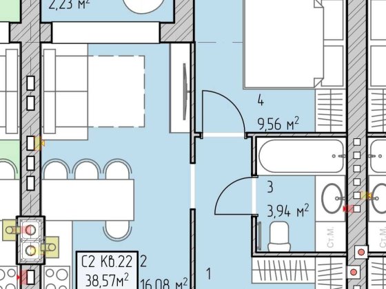 Продаж квартири 3 пов газ двоконтурний котел Гостомель