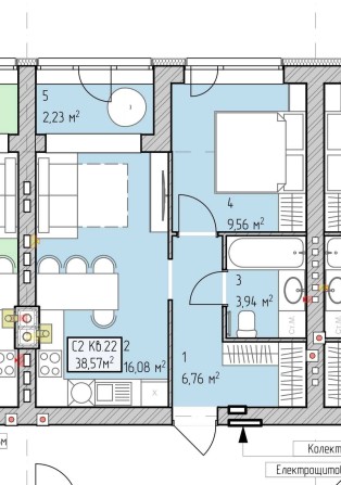 Продаж квартири 3 пов газ двоконтурний котел - фото 1