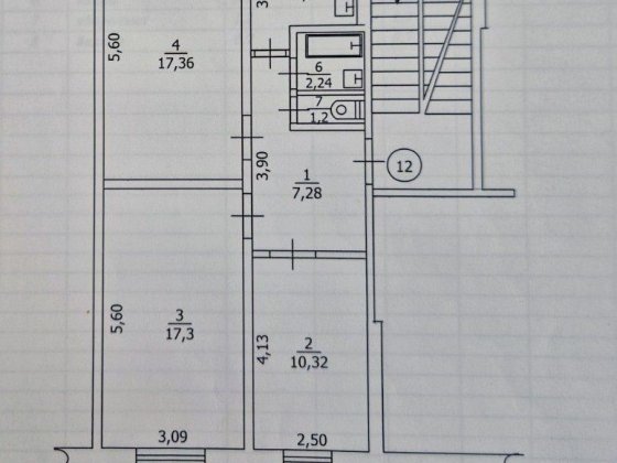 Продається велика 3-кімнатна квартира Могилів-Подільський