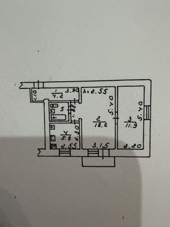 Квартира двокімнатна, центр міста - фото 1